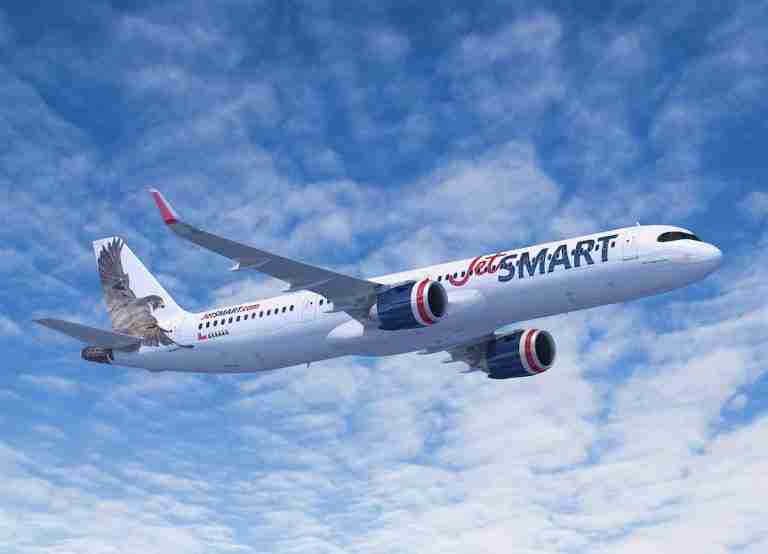 JetSmart cancela los vuelos internacionales desde el aeropuerto de Guarulhos en Sao Paulo, Brasil, a Santiago y Buenos Aires.
