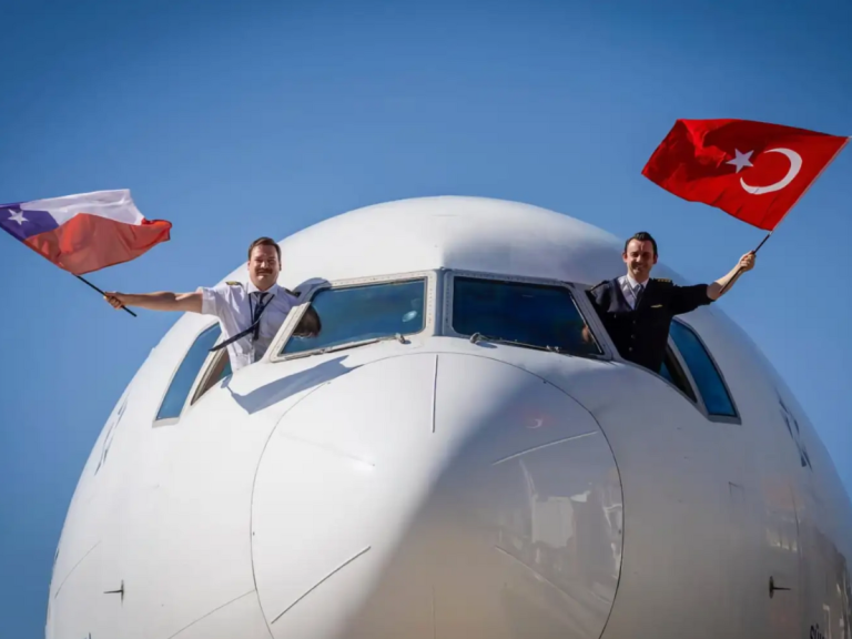 Turkish Airlines despega con fuerza en Chile: 7.834 pasajeros en su primer mes