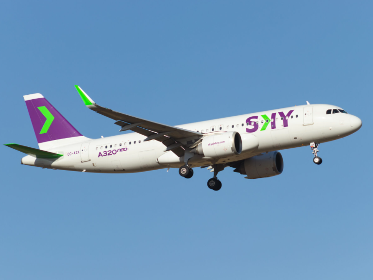 SKY Airline fue reconocida como la aerolínea chilena más puntual de febrero en Sudamérica por ránking Cirium.